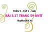 Bài 3.17 Toán 9 tập 1 SGK Kết nối tri thức